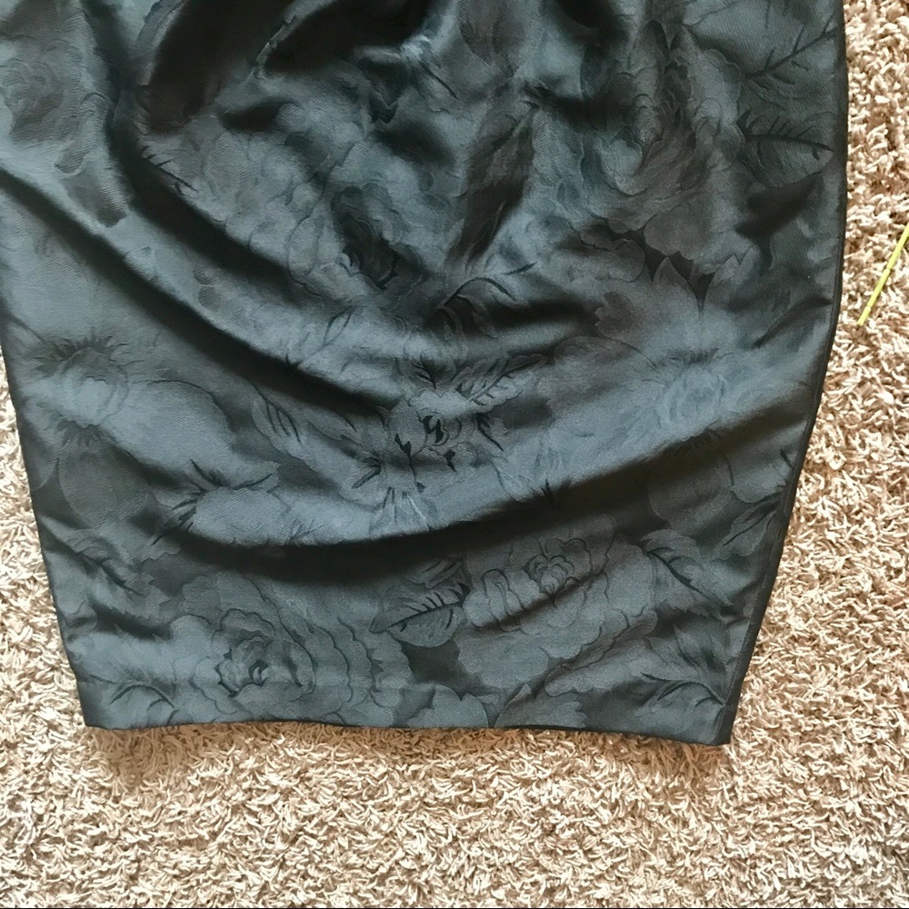 NWOT Anne Klein NY Rose Print Asymmetrical Dress - Picture 3 of 5